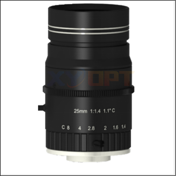 LP11CEIR25 - 1.1'' 25mm 12MP IR Corrected C-Mount P-Iris Motorized Lens 